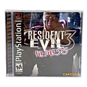 Resident Evil 3 Nemesis Sony PlayStation Black Label Complete w/ Manual Tested